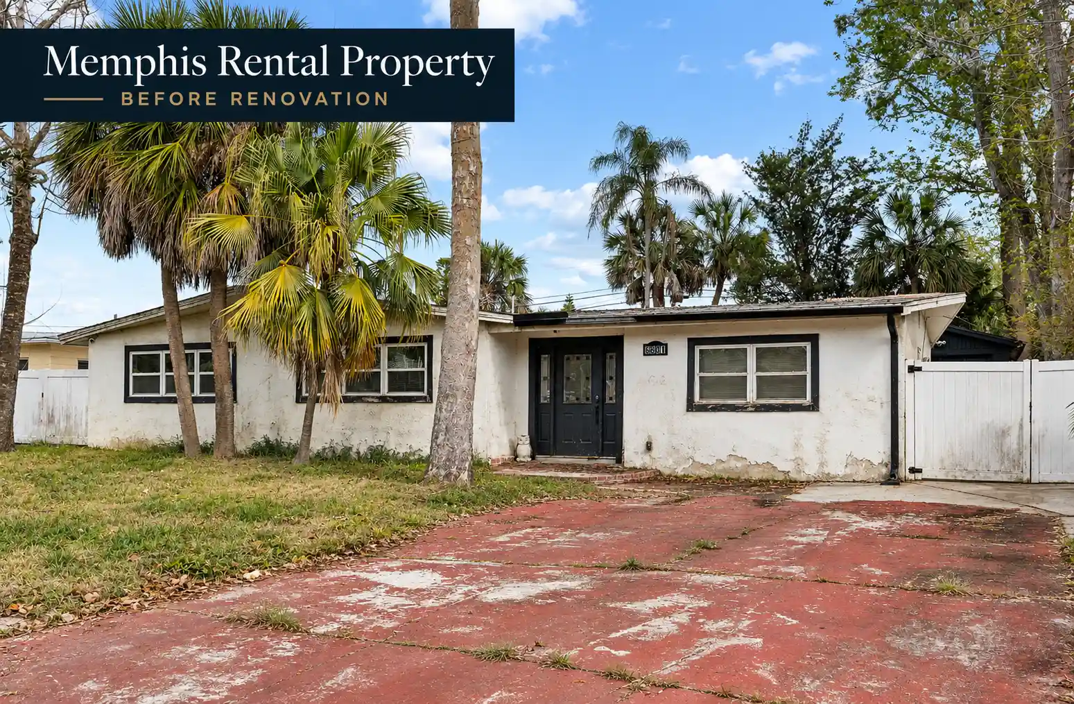 Memphis rental property before renovation